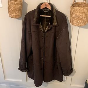 London Fog Men’s Shearling Coat Sz. XL-Reg NWOT